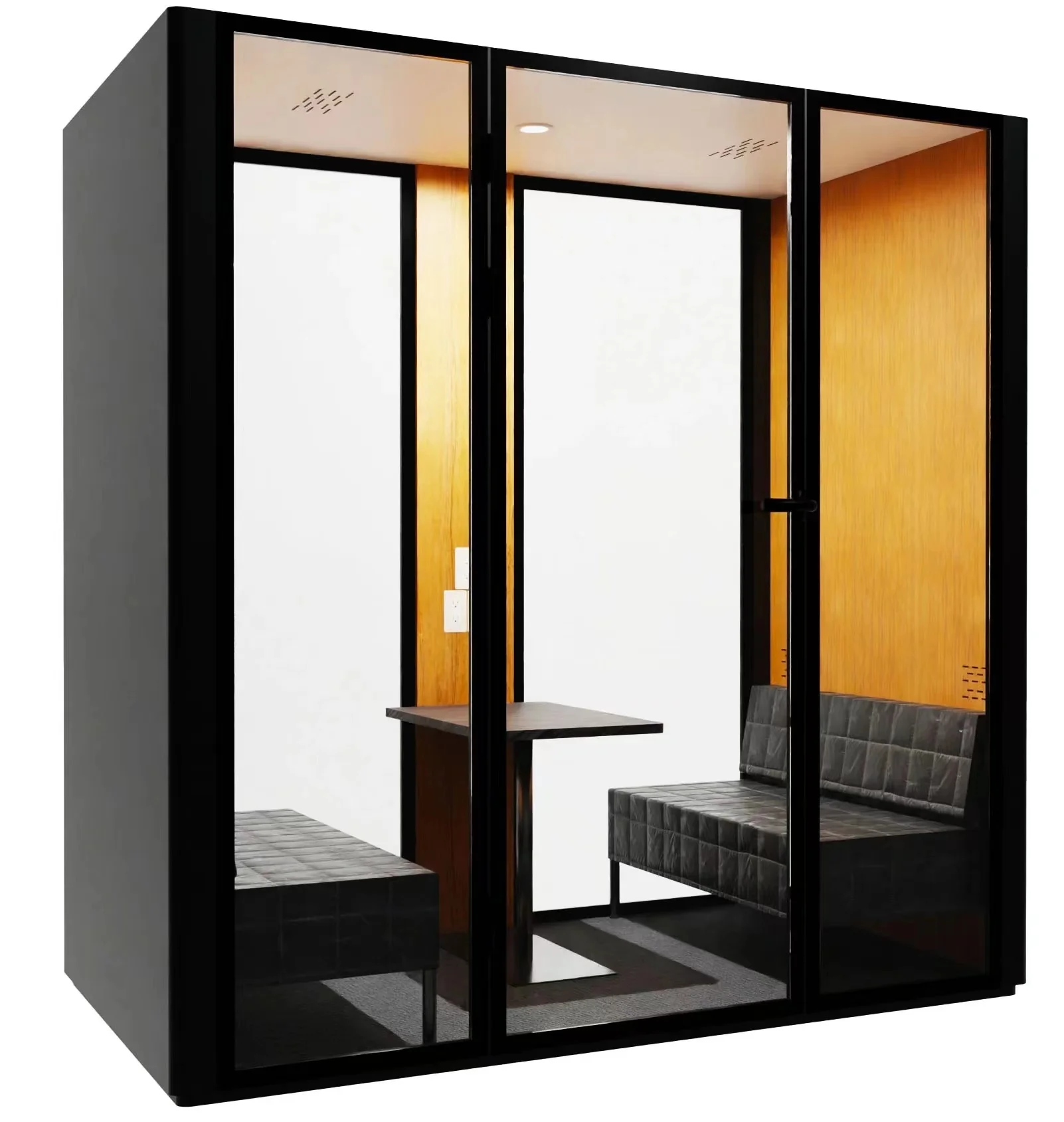 2024 Magic Space Easy Installation Isolation Mobile Working Pod Recording Room Soundproof Booth