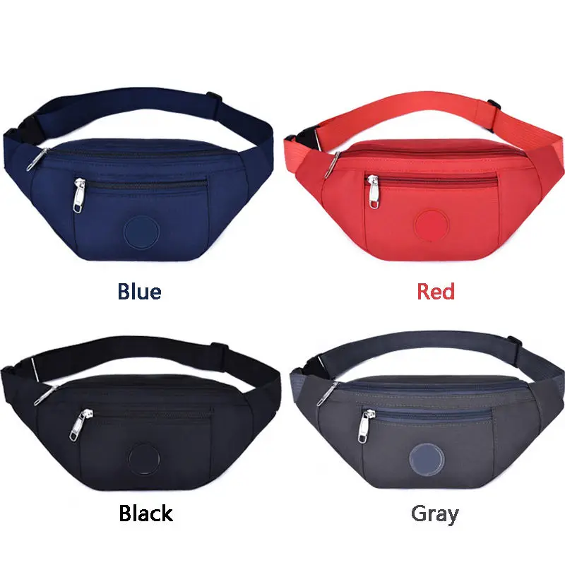 Wholesale promotion polyester sports running waterproof waist bag sling crossbody custom fanny pack other backpacks