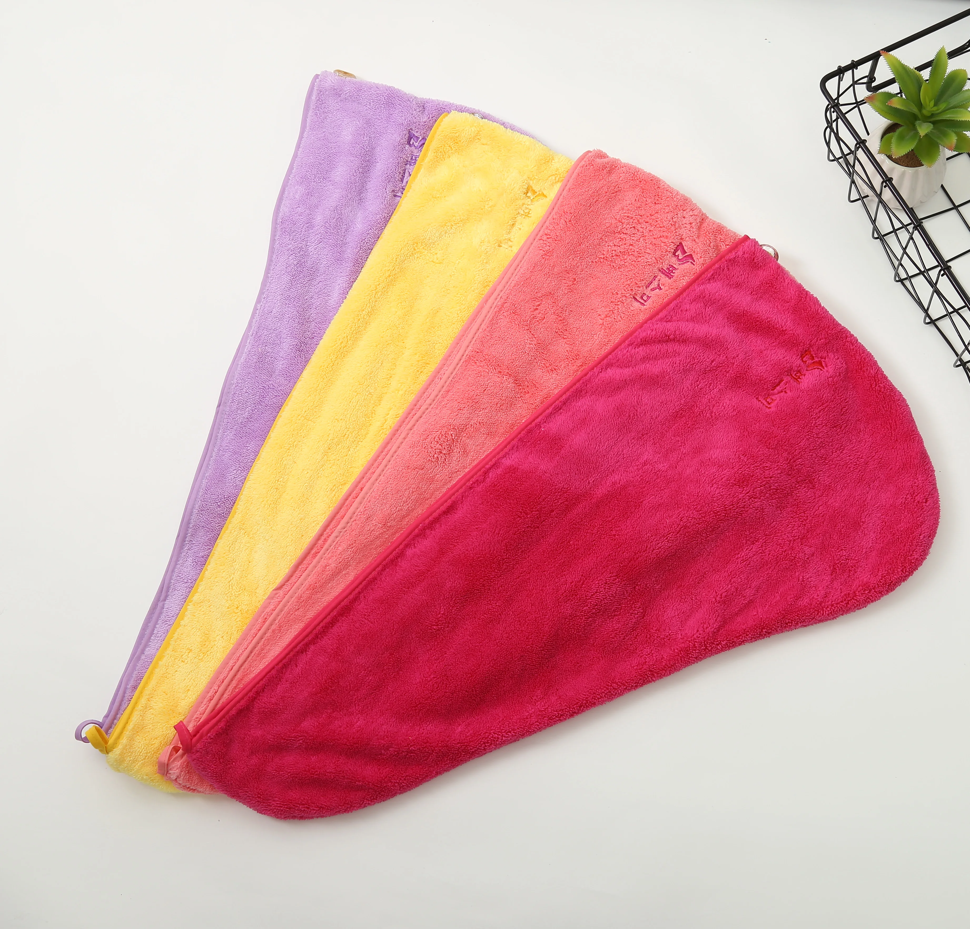 Thick Microfibre Hair Dryer Microfiber Hair Wrapping Drier Towel Hair Turban Towel For Shower Spa
