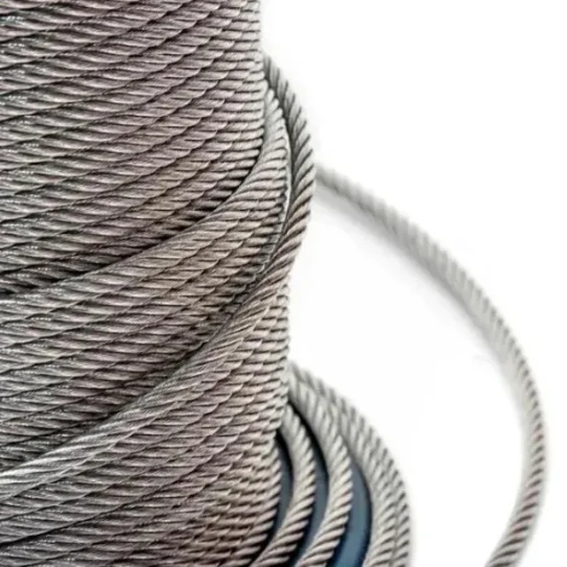 6*19s 21mm 23mm Black Bright Ungalvanized Steel Wire Rope of DIN3060 En12385 Factory