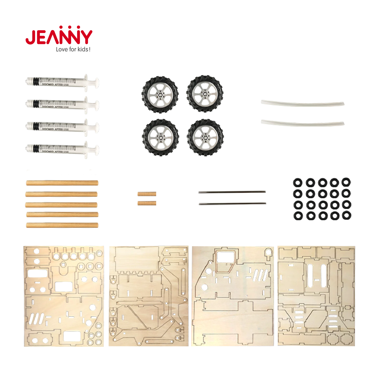 STEAM  Science Projects Kits for Kids Building Excavator Sets Hydraulic Mechanical Forklift Preschool Educational Construction