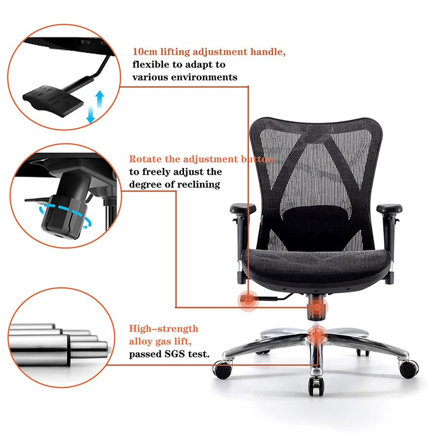 Free Sample Hot sale high quality 4d ergonomic mesh back super comfort swivel computer desk office chair