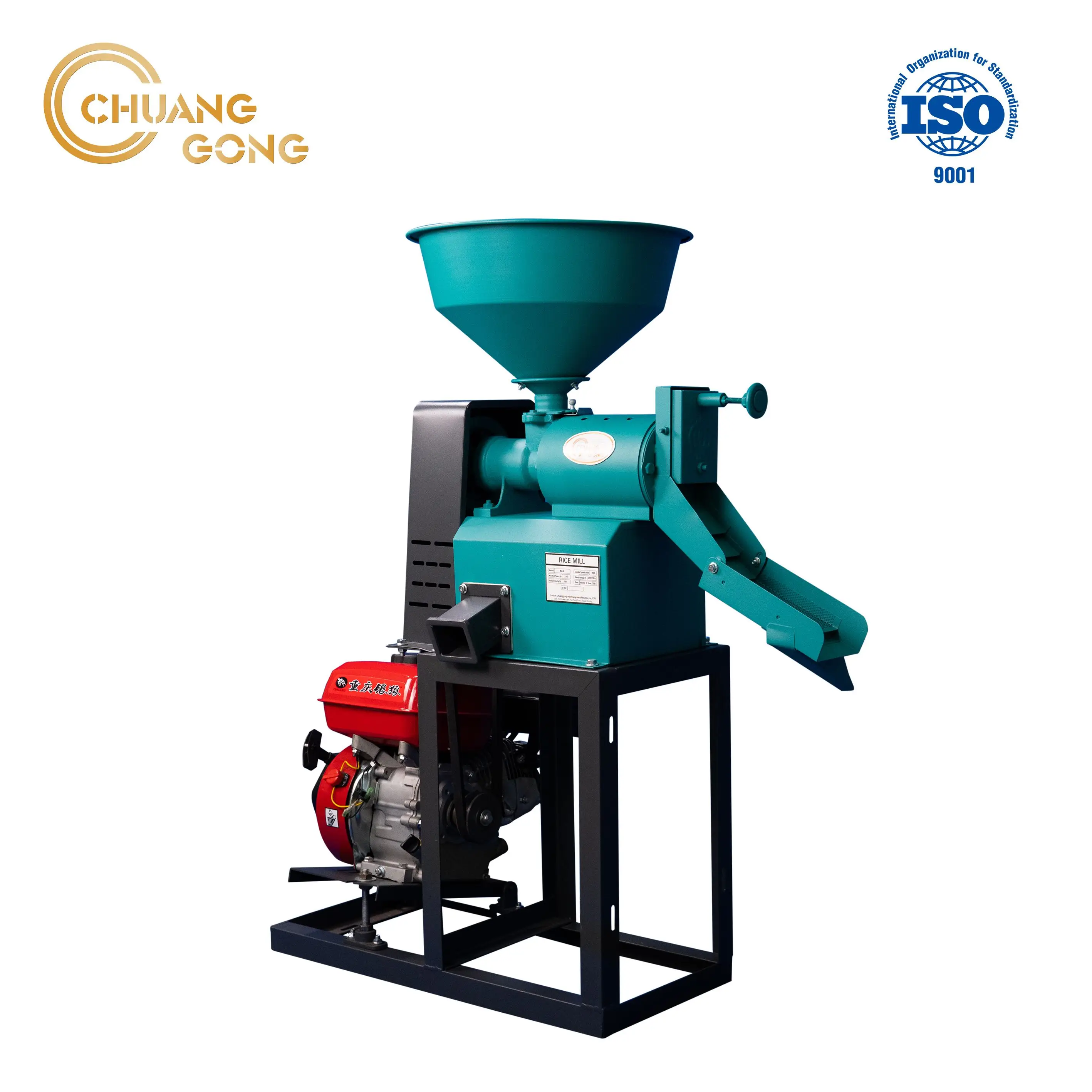 
Chuanggong 6N40 Mini Rice Mill with Gasoline Engine in India 