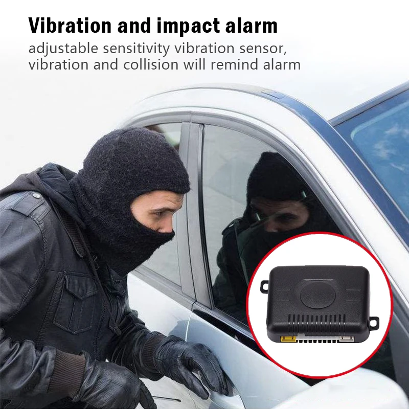 Hot Sell In South America Trf Universal Vehicle Safety Remote Control One Way Car Security Alarm System