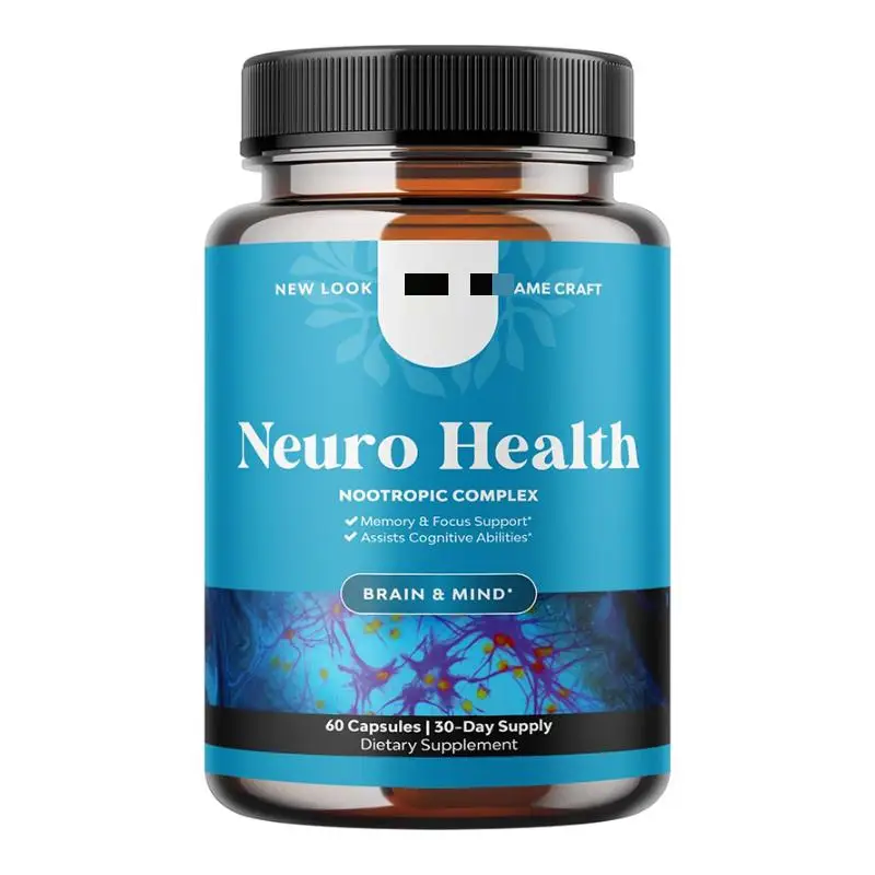OEM Private Label Nootropics Brain Support Supplement Mental Focus Nootropic Memory Supplement for Brain Health and Performance