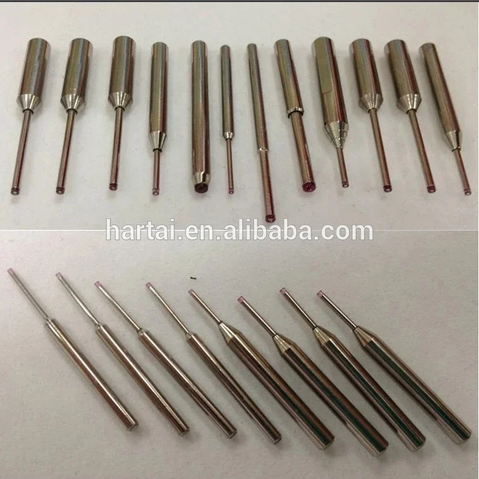 coil winding machine accessories tungsten carbide wire guide needle high polishing Coil Winding Machinery Ruby nozzle