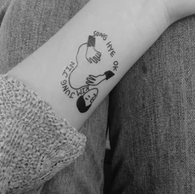  JIMMY & KEVIN индивидуальный дизайн темная серия Сексуальная Татуировка на тело наклейка временная татуировка