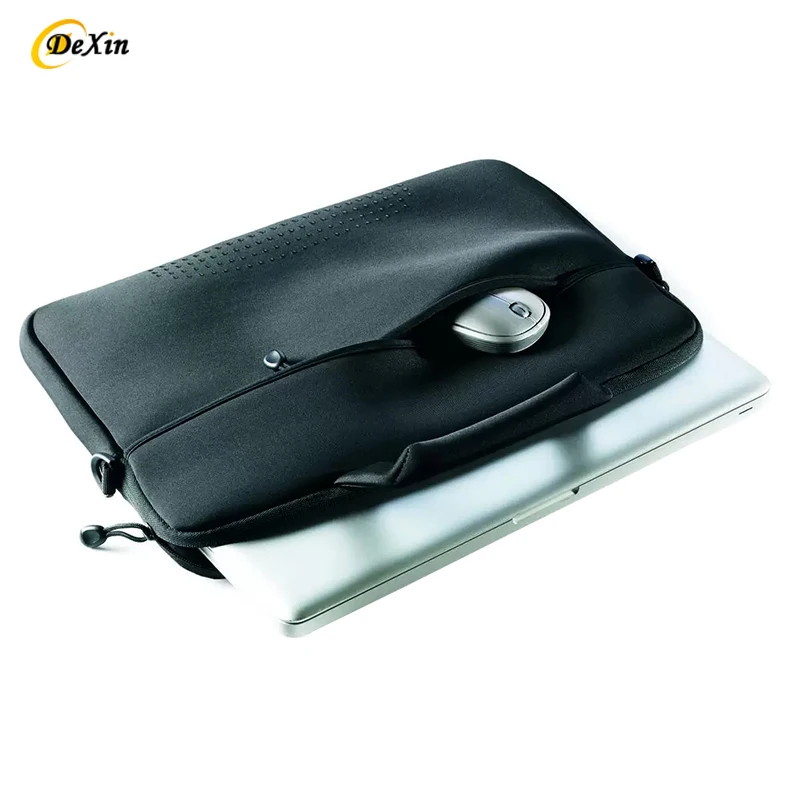 Custom Crossbody Zipper Neoprene Laptop Sleeve Neoprene Laptop Bag Shockproof MacBook IPad Neoprene Laptop Sleeve Case Cover