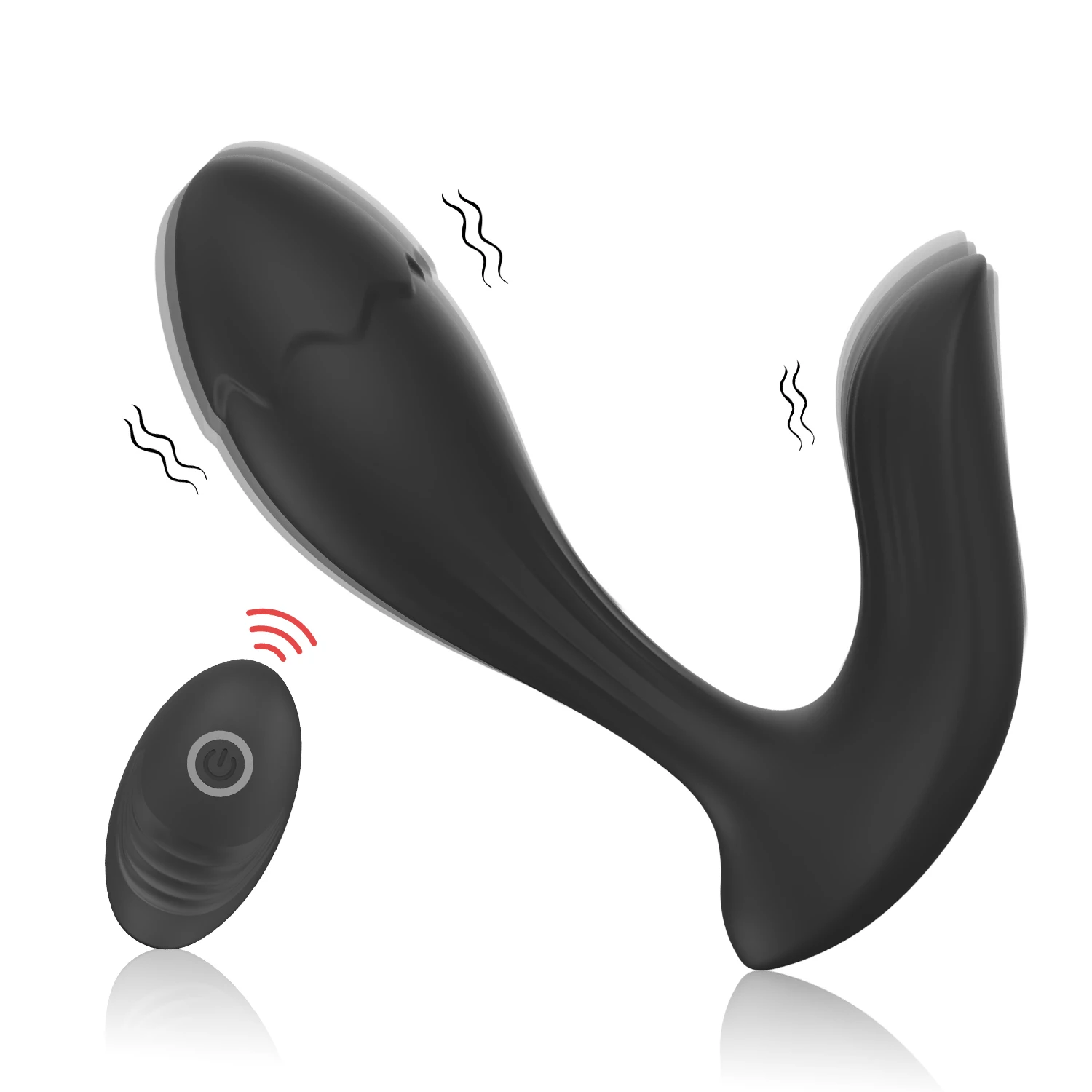 APP Controlled Telescopic Butt Plug with Cock Ring Silicone Male Anal Vibrator for Penis Delay Ejaculation and Prostate Massage