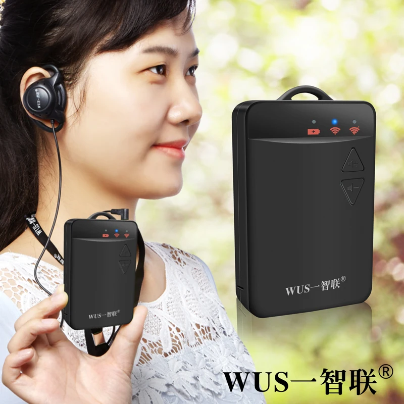 Portable  wireless tour guide system 1 transmitter + 50 receiver with clear sound for Tourist Guide