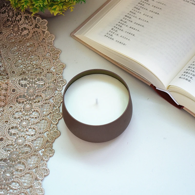 Wholesales Candle Tins 8oz With Soy Wax Custom Tinplate Scented Candles