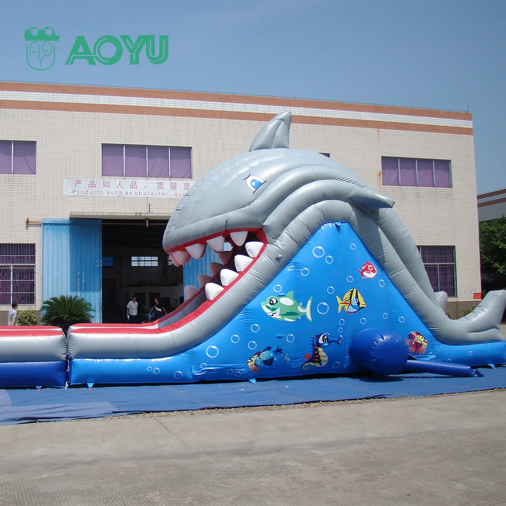 new wholesale backyard palm tree 18ft china factory inflatable amusement small game swimming pool water slide