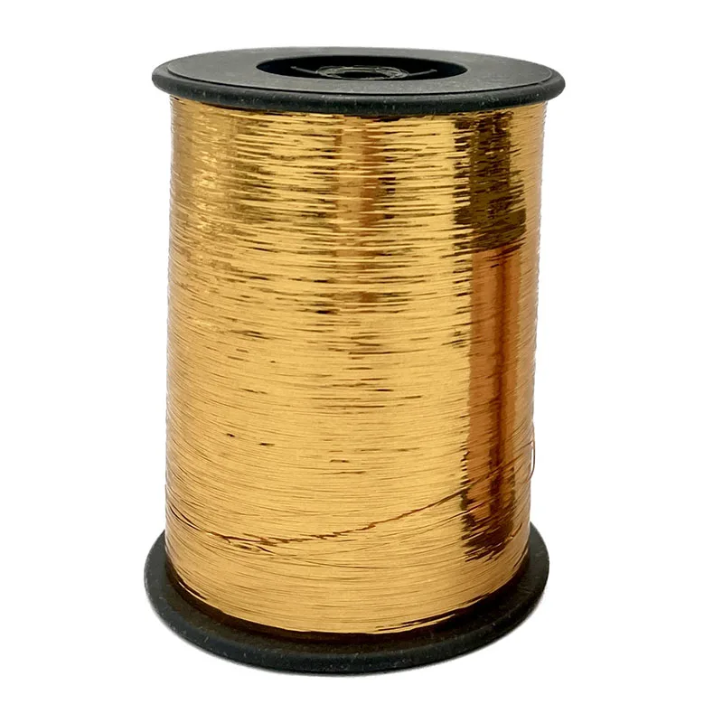 Chinese Big Packing N.W 300Grams M Type gold viscose thread metallic yarn