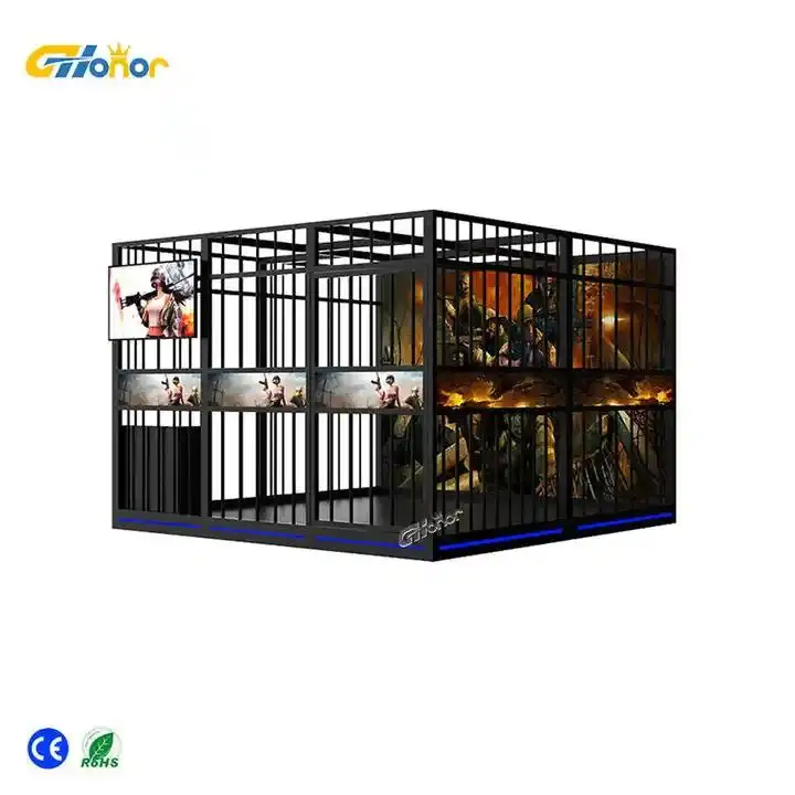 Latest design of multiplayer virtual reality device virtual reality game console simulator 4 player game console for sale