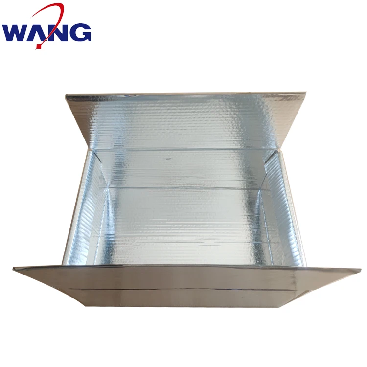 Waterproof and moisture-proof double-sided aluminum coated insulated carton Aquatic products packaging express box
