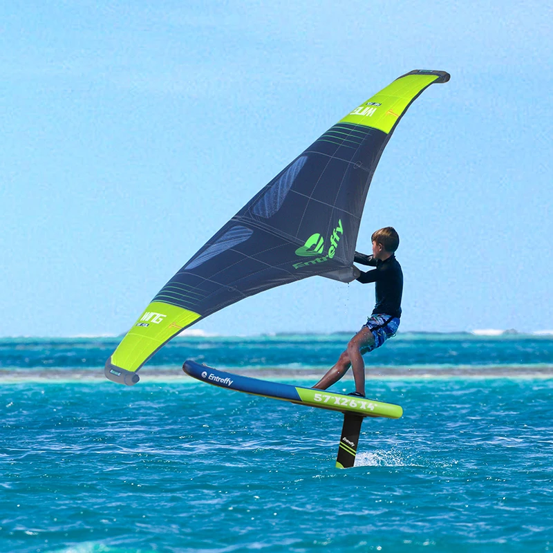 Manufacturer new design waterplay unisex surf inflatable hydro foil kite wing hydrofoil board set for outdoor