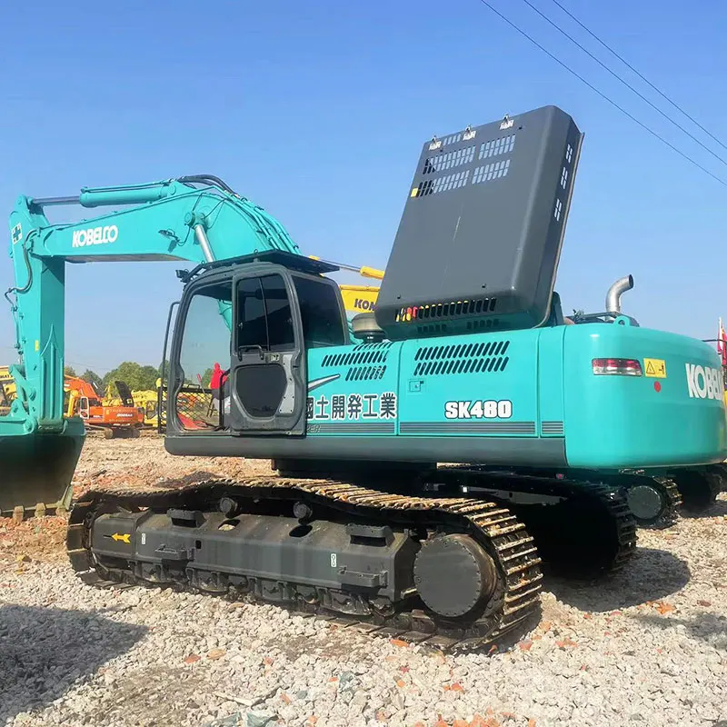 ese used Kobelco 480 cawler excavator second hand 48 ton Kobelco 480 earth moving digger cheap price for sale