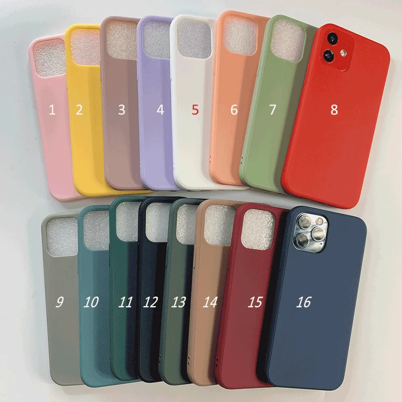  Мягкий силиконовый чехол для телефона из ТПУ iphone x чехол-накладка мобильного Iphone 12 pro Max 6 1 5 4 7