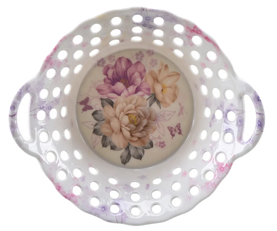 Exquisite candy plate birthday party plastic melamine fruit basket