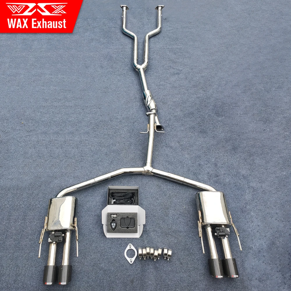 Cat-back Exhaust Muffler Pipe Electronic Valve Performance Exhaust Manifolds Catback Exhaust System For Toyota MARK X 2004-2016