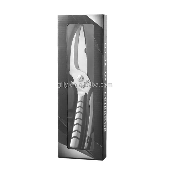 All Stainless Steel Super Sharp Poultry Shears All Purpose Kitchen Scissors Cutting Chicken Bone Meat Herb Salad Scissor Cutter