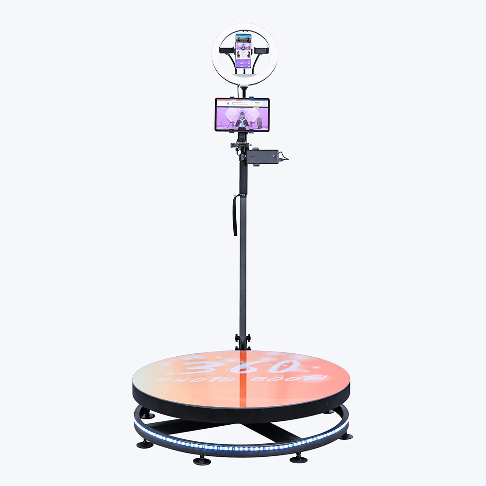 Selfie Rotating Camera Ipad Video Photobooth Machine Automatic Degree 360 Photo Booth
