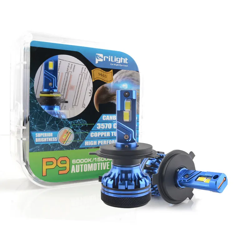 Super Bright Led Headlight Bulb 100W 10000LM P9 Led H7 H8 H11 9005 9006 Car Led Headlight Bulb