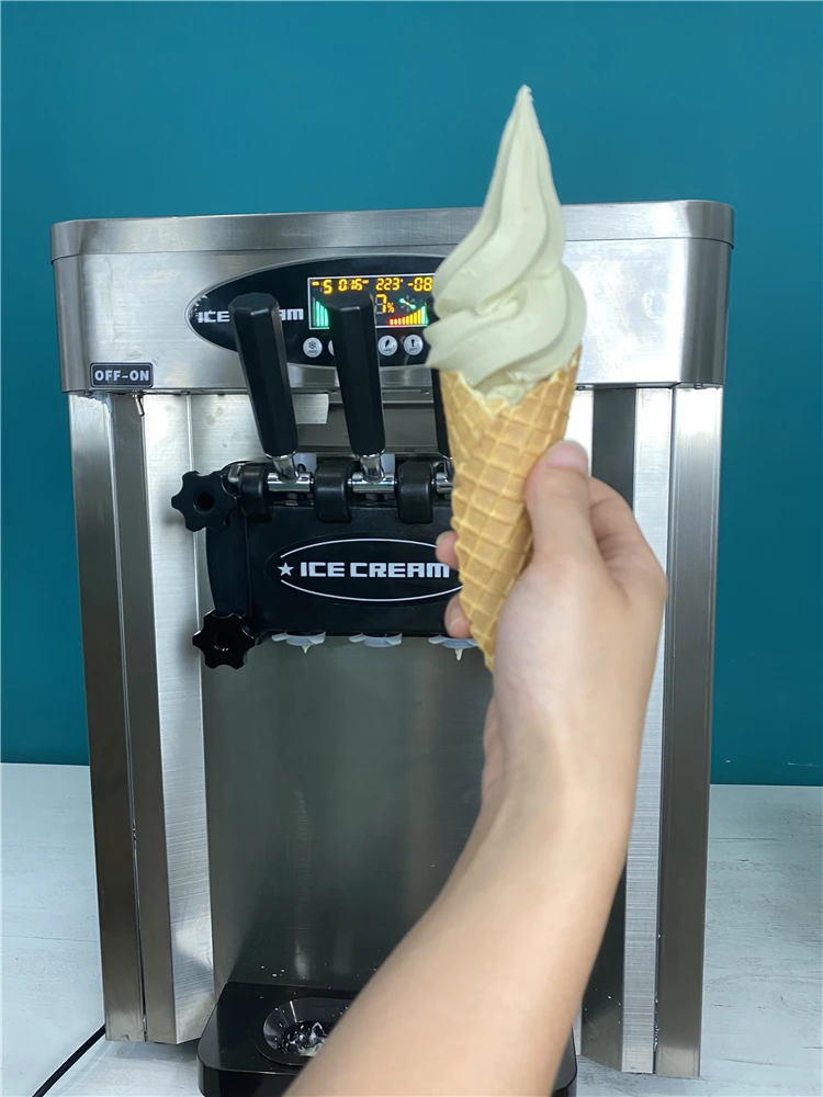 The most valuable commercial soft ice cream making machine for sale with extra spare parts