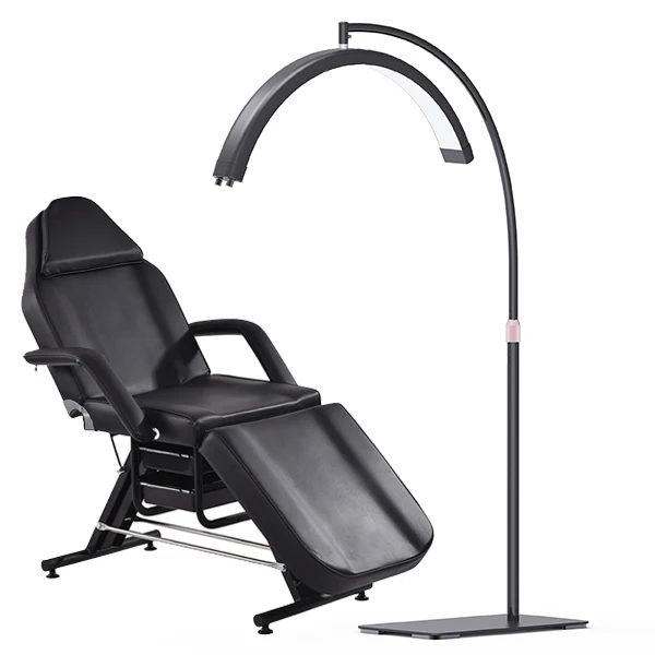 eyelash extension light Free custom logo beauty salon light half moon shaped cosmetic Lash tattoo nail beauty Lamp