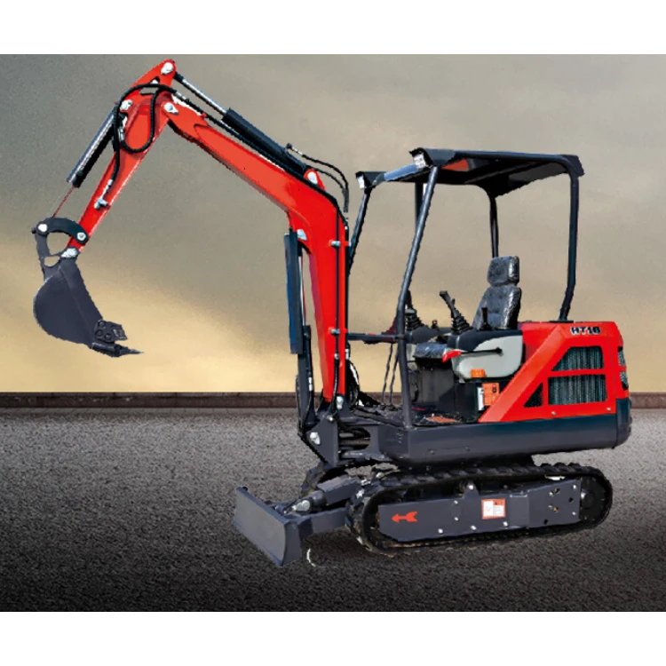 Original manufacturer closed cabin 1ton mini excavator