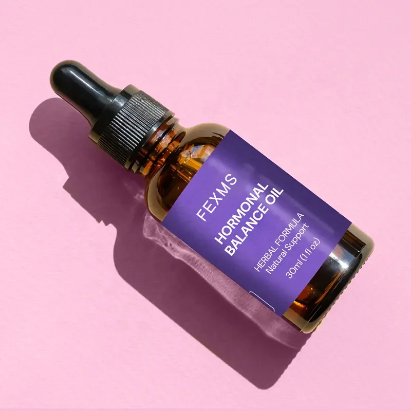 Private Label Hormone Balance Oil For Women Essential Oil Natural Organic Vitamin E Face Body Massage Oil 30ml