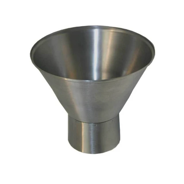 Spinning Stainless Steel Hoppers Sheet Metal Fabrication Cyclone Dust Collector OEM Metal Cone Factory Custom Metal Hoppers