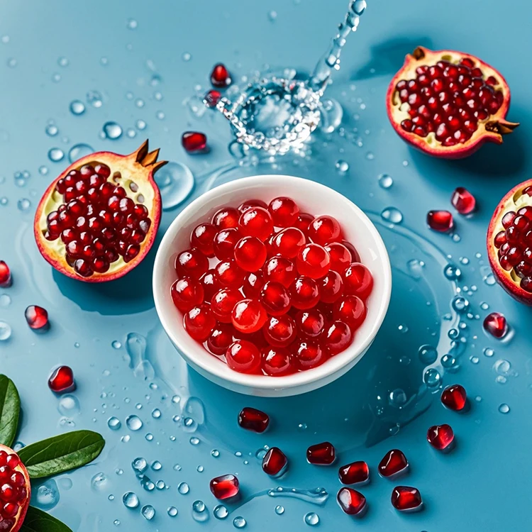 boba supplier wholesale 1.3kg pomegranate fruit boba pearls for bubble tea bubble tea