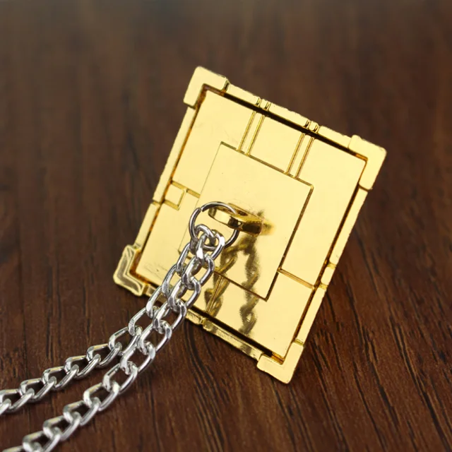 
Anime Yu-Gi-Oh Game Yugioh 3D Millenium Puzzle Pendant Pyramid Egyptian Eye Of Horus Necklace 