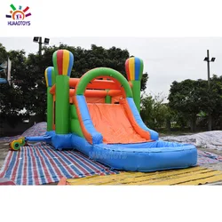 Moonwalk Inflatable Air Balloon Combo Themed Bouncer Jumping Bouncy Castle Jumper Bounce House With Water Slide For Jump
