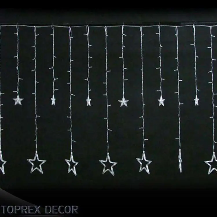 Ramadan  Decoration Diwali Light Star Moon Led Curtain String Light Christmas Fairy Lights Luces De Navidad