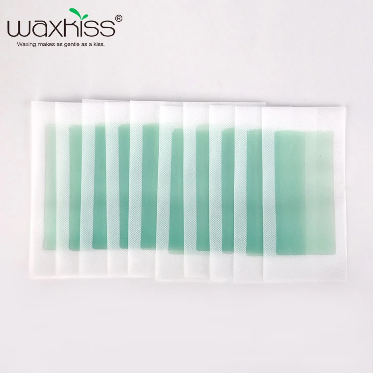 Восковые полоски для удаления волос, одноразовые восковые полоски, готовые к использованию Депиляционные полоски, Восковая бумага для бровей