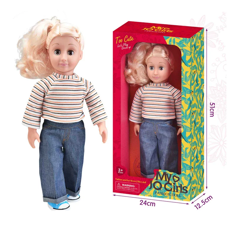 18 дюймов для новорожденных Игрушки Куклы Американский Африканский царь чёрных куклы с афро для волос для девочек, детская одежда