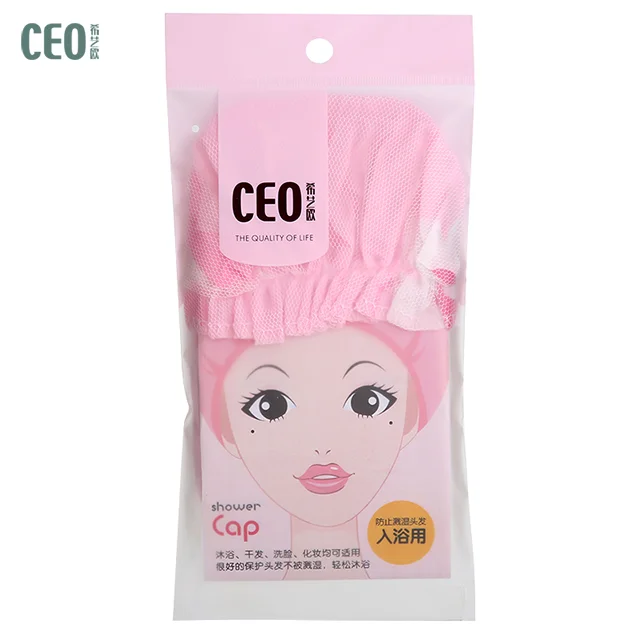 Two-piece waterproof eco friendly bath hair cap