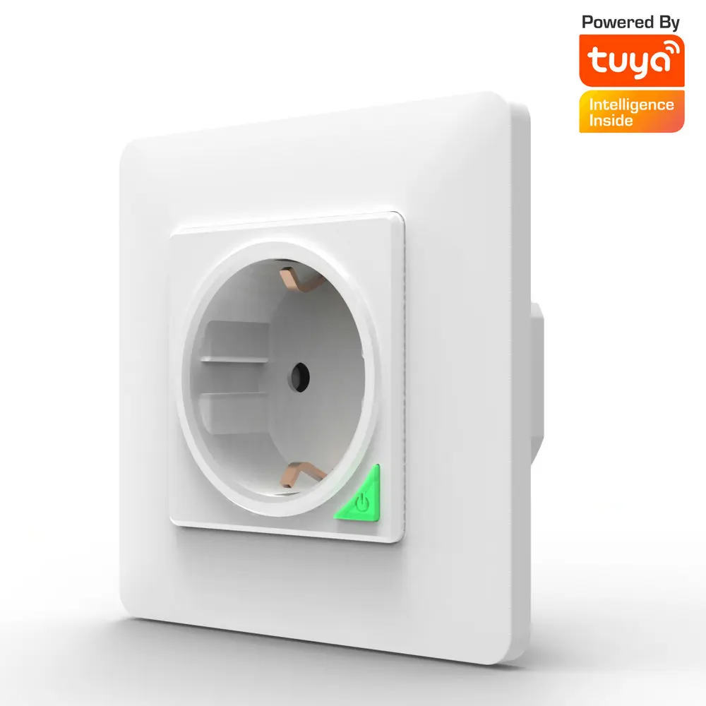 Smart Multi Plug EU WiFi inwall switch Alexa Wifi Tuya Remote Control Electric In Wall Outlet Socket Google Home for EU