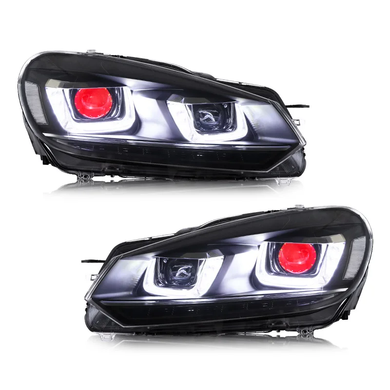 Hid xenon LED Headlights Front Lamp 2008 2009 2010 2011 20122013 Head Lights For VW GOLF VI mk6 golf 6 Headlight