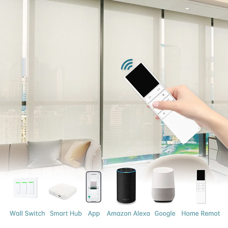 Blackout Roller Blinds Home Chain Link Coil Curtain Blinds Roller Window Shades for Office