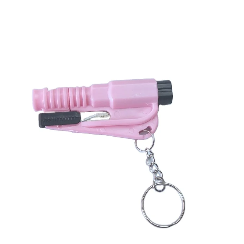 
Emergency glass break hammer window punch self defense keychain 