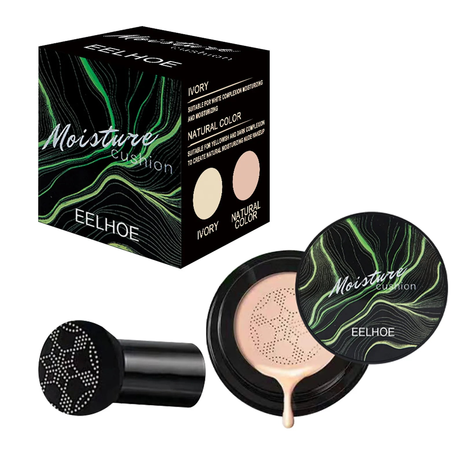 Mushroom Head Make up Air Cushion Moisturizing Foundation Oil-control Natural Brightening Makeup BB Cream