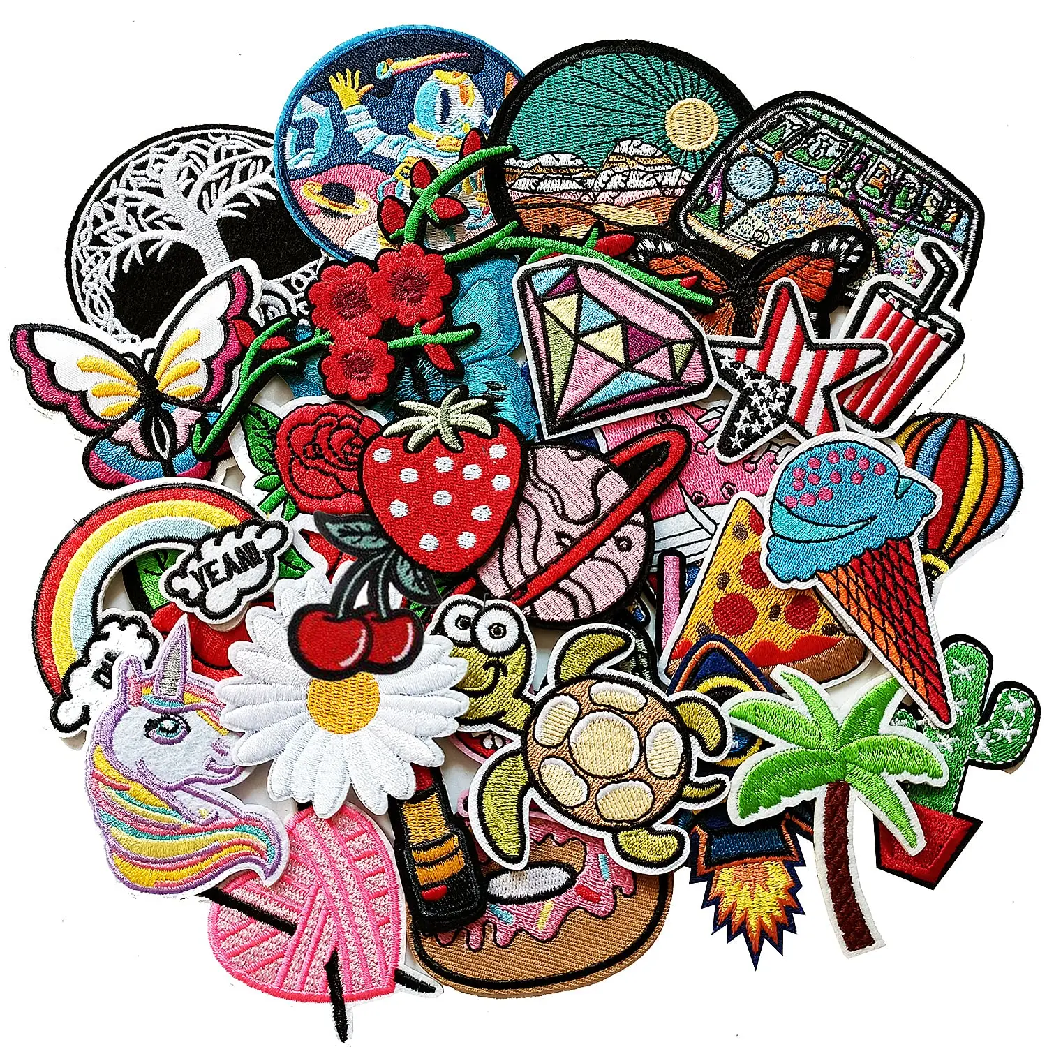 Cheap High Quality Designer Famous Brands Patches Custom Embroidery Letter Patches