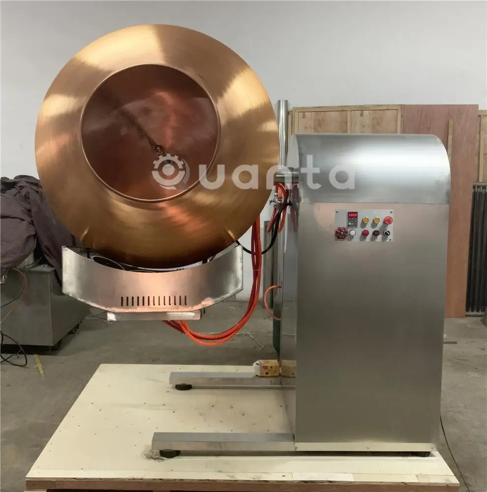 SS304 factory price nuts chocolate coating machine