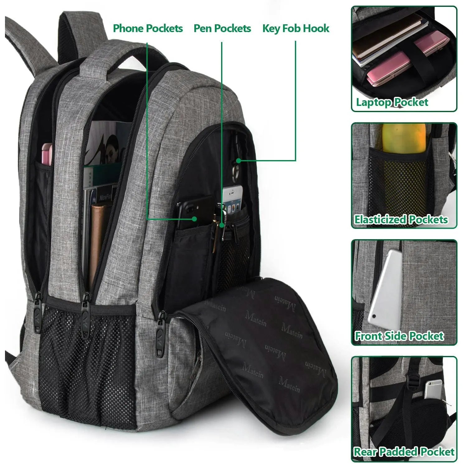 Factory hot sell custom school bag waterproof office computer bag laptop backpacks for men