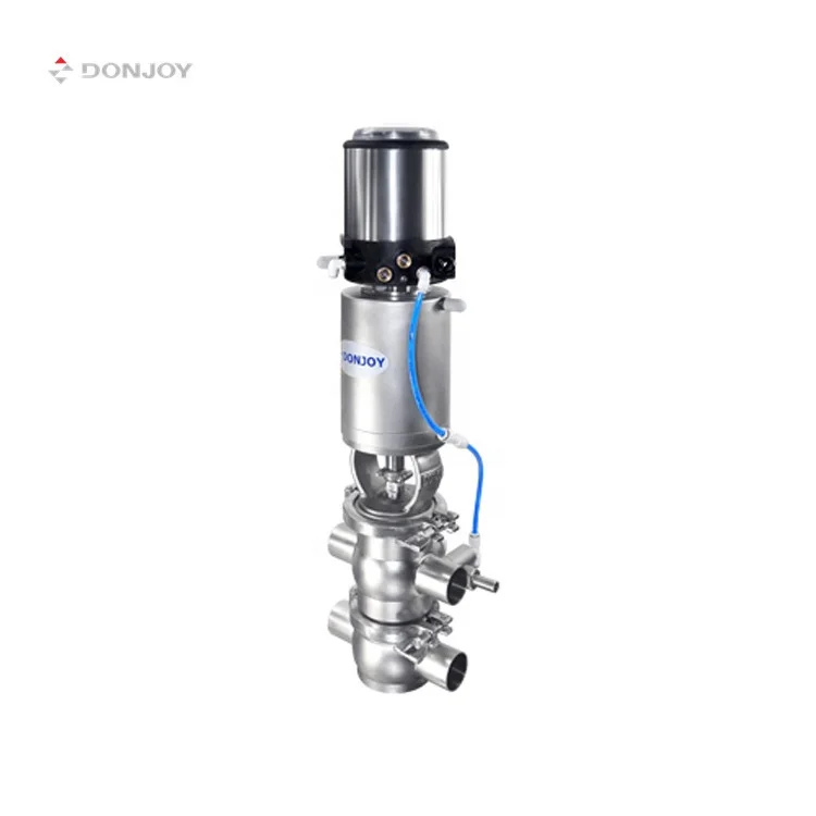 DONJOY CE 3A stainless steel  sanitary aseptic CIP double seat mixproof valves E-C series