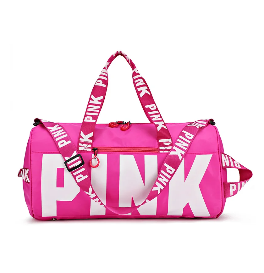 2020, оптовая продажа, индивидуальная Водонепроницаемая розовая дизайнерская спортивная сумка