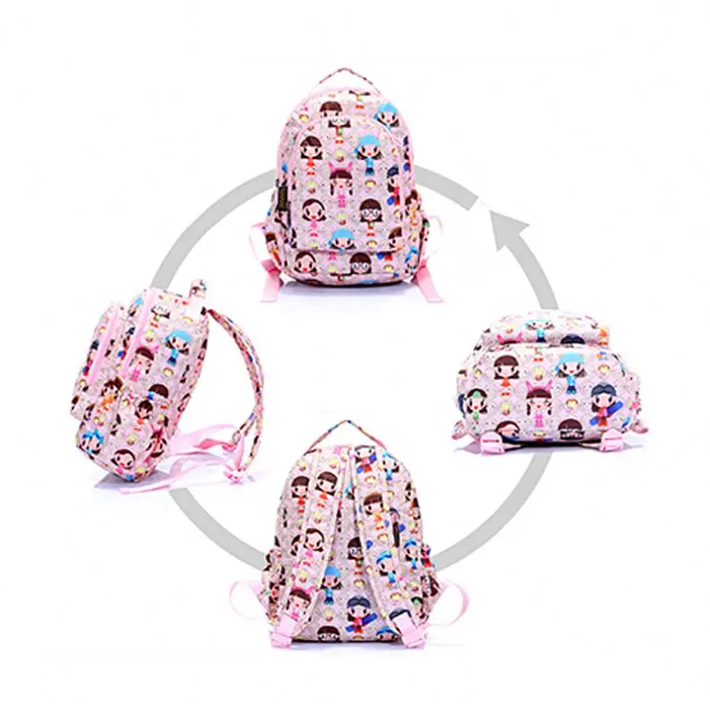 school bags cartoon printing outdoor activity backpack children beautiful schoolbags